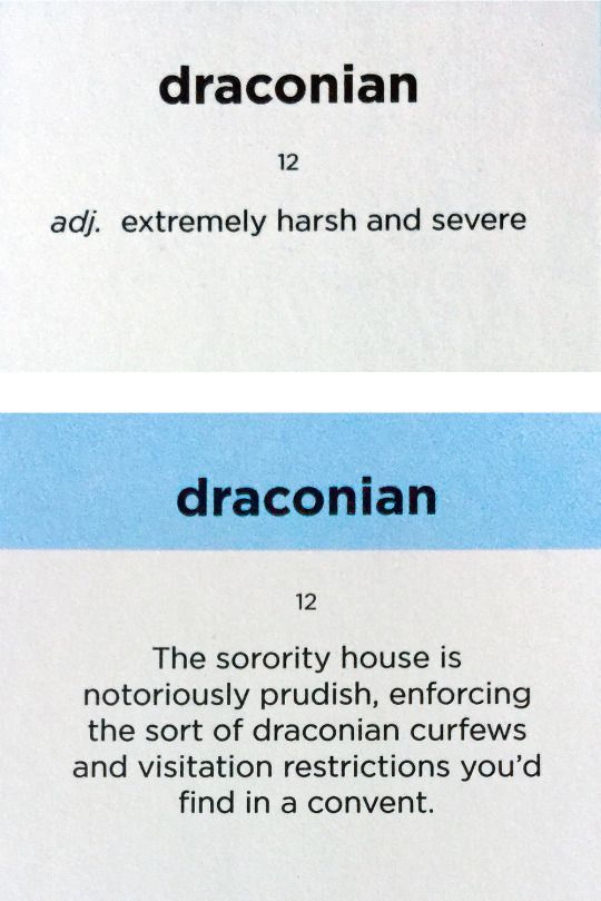 Draconian Synonyms